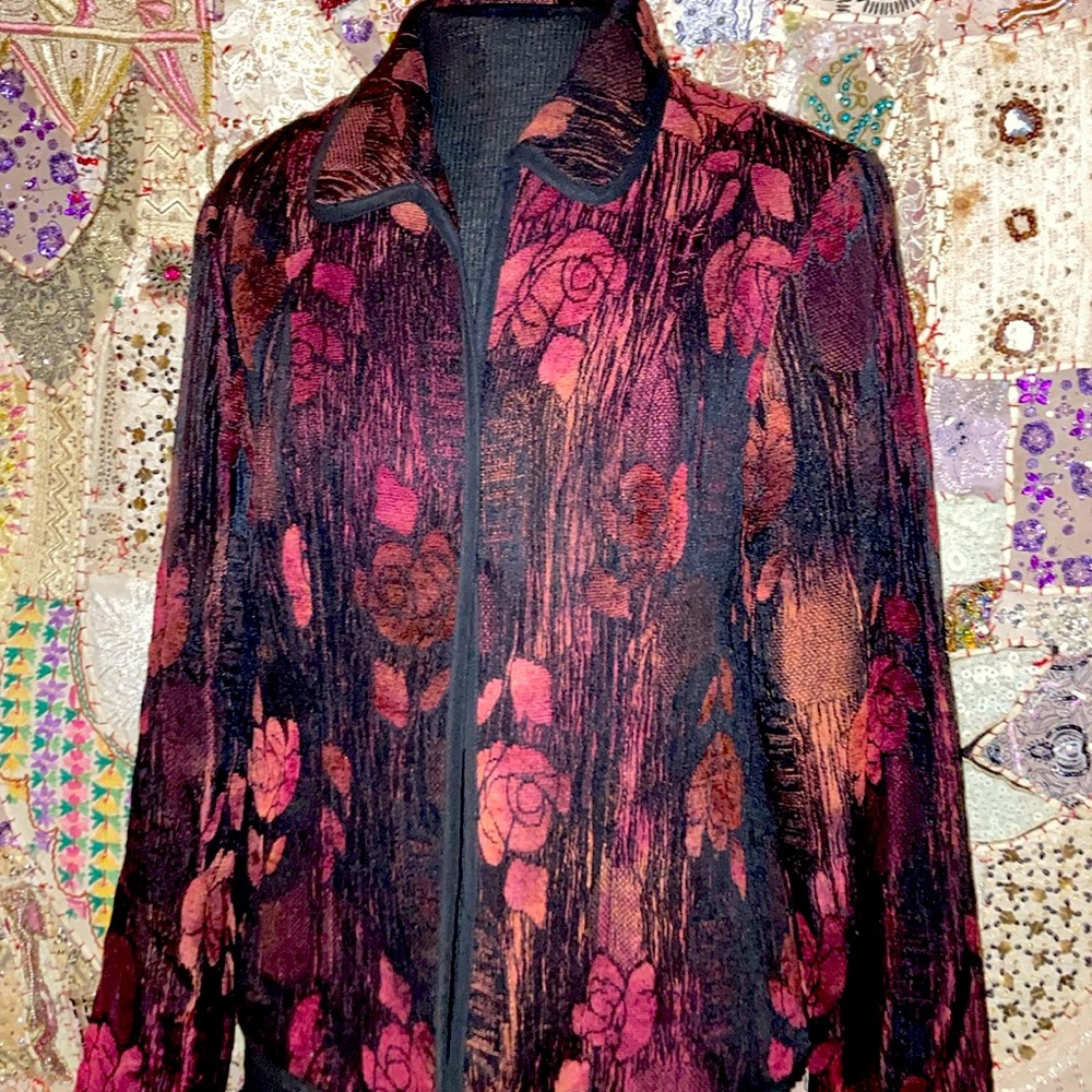 58% Rayon 42% Polyester- Lining 100 % Polyester M… - image 1